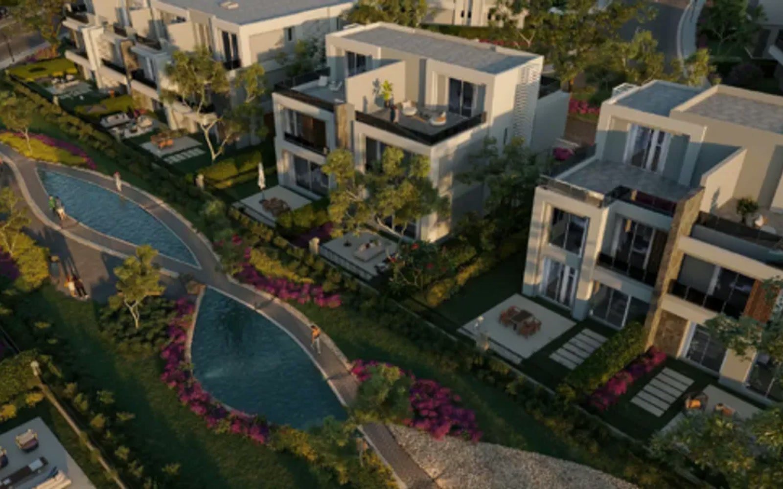 نماذج وحدات سكنية للتمليك داخل مشروع ال باتيو تاون